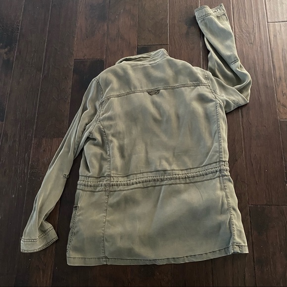 COPY - Khaki Green Jacket Max Jeans Sz L Removable Fleece Lining - Picture 12 of 13